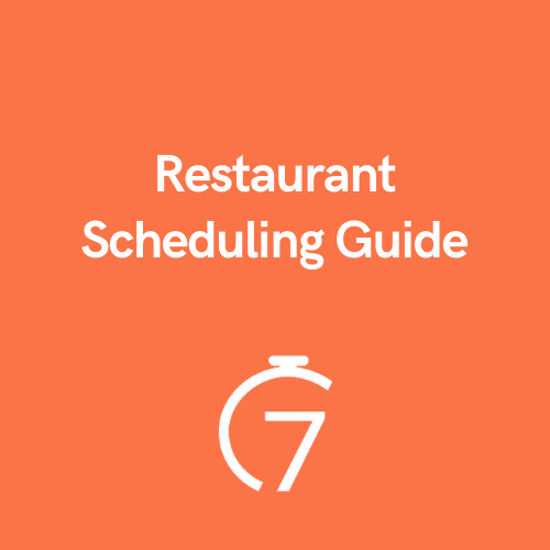 Restaurant Scheduling Guide